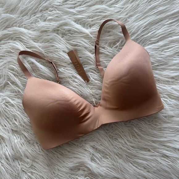 Skims Wireless Form T-shirt Bra Ochre Size 36DD - Picture 3 of 8